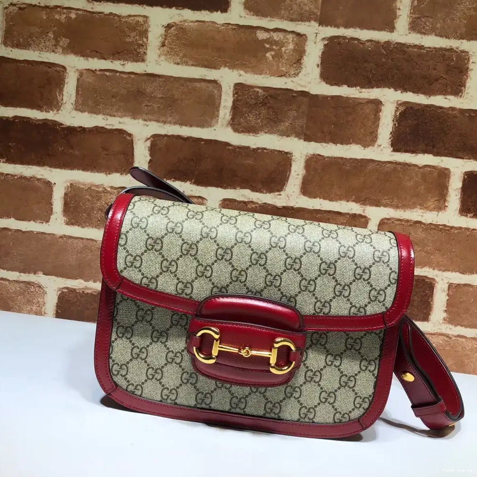 First bag ru GUCCI Horsebit shoulder 1955 bag 0701